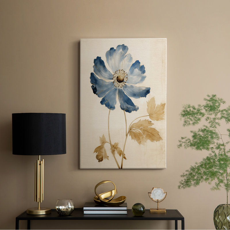 Série FLORAL LXI - Toile tendue avec châssis Premium - Prêt à être accroché, H 60 po x l 40 po