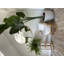 Fauteuil Cesara en rotin naturel et tissu beige