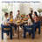Modern Upholstered Boucle Barrel Dining Chairs for Kitchen (Set of 2)-1940139505