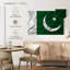 Drapeau pakistanais soyeux-1873939455