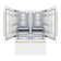ZLINE Autograph Edition 60 in. 32.2 cu. ft. French Door Built-In Bottom Freezer Refrigerator with Water Dispensers and Ice Makers in Satin Stainless Steel