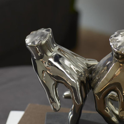 Sculpture en argent polystone