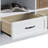 Hall Tree with Storage Cabinet In Brown-1641513001