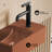 Lisse 16" Concrete Rectangle Wall-Mounted Sink With Right Side Faucet Mount -112453133