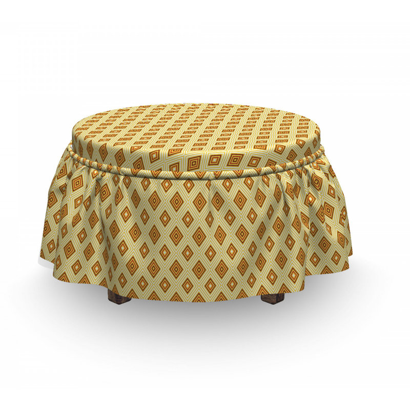 Housse pour repose-pieds old rhombus
