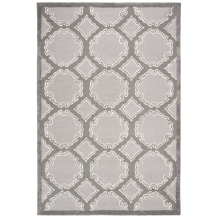 Cruz Hand Tufted Wool Geometric Rug