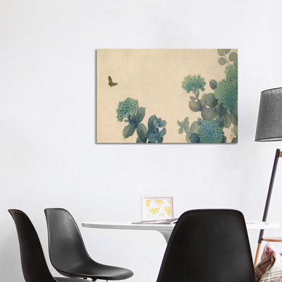 Hydrangeas 1 Piece Wrapped Canvas Wall Art