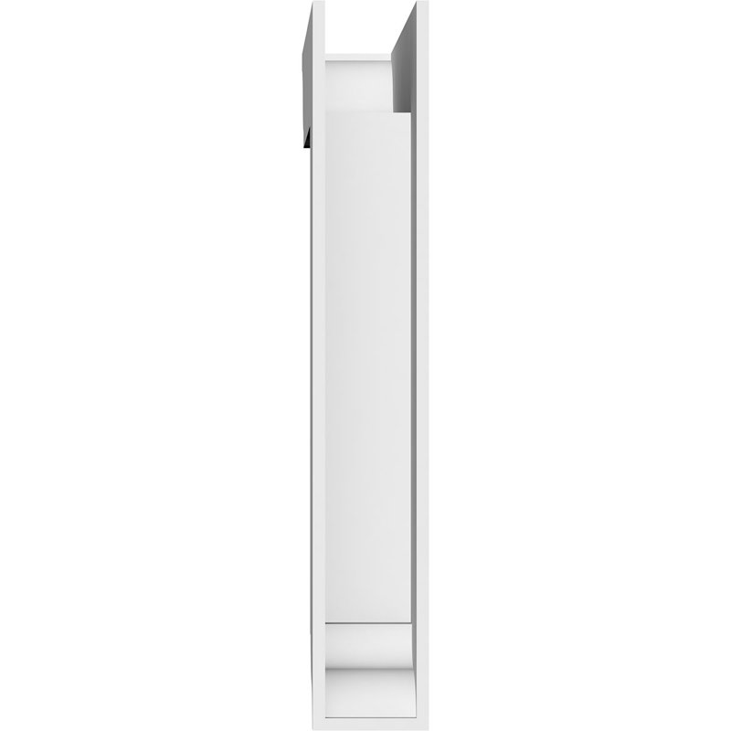Standard Thorton Architectural Grade PVC Bracket with Traditional Ends, 22"H x 3"W x 16"D