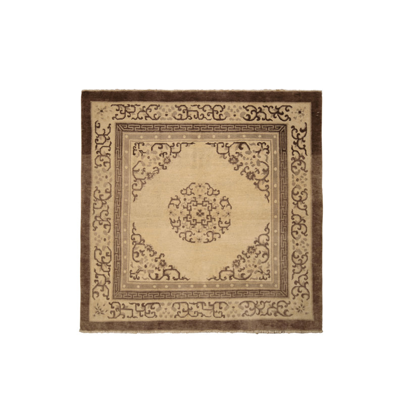 One-of-a-Kind 5'9" X 5'11" Hand Knotted Area Rug