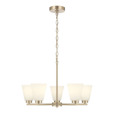 Merity 24" Wide 5-Light Chandelier