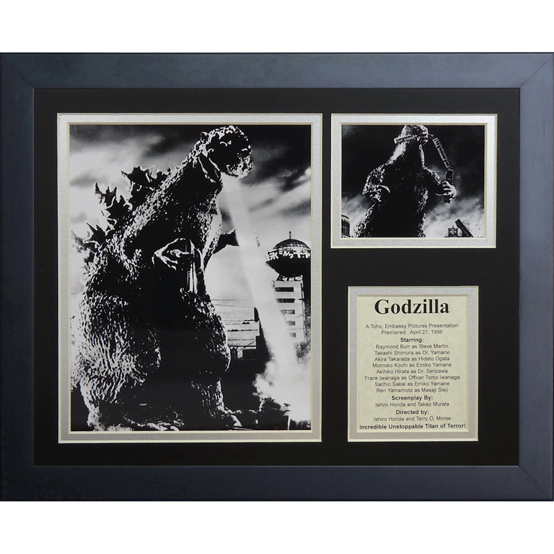 Souvenirs encadrée godzilla