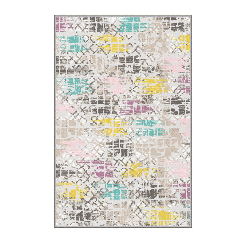 Antibacterial Hall Carpet, 3D Digital Printed, 3.3 x 4.9 ft | 100% Polyester, 0.3 in Pile Height, Non-Slip Underside, Machine Washable, Durable & Easy Care | Perfect for Living Room, Entryway & Home Décor