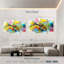 Horned Goat Paint Splash-108874006