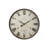Clocks, 20" Round, Wall Clock, Antique Brown, Transitional