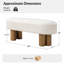 Banc de rangement avec siège réversible Mid-Century moderne l 48 po Pedro-97379728