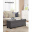 Talisia 110cm Wide Square No Pattern Footstool Ottoman with Storage