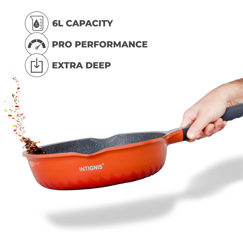 Non-Stick Frying Pan, Orange 