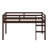 Space-Saving Loft Bed Featuring Easy-Climb Ladder and Safety Rails-1792915912