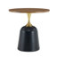 Table basse 23,6 pouces, table d'appoint circulaire, table de salon en métal-1473557268