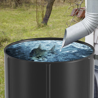 ShangQuan WuLiu 53 Gal Collapsible Rain Barrel, Portable Water Storage Tank,Rainwater Collection