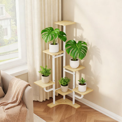 Support pour plante à 6 niveaux avec lumière de croissance réglable