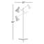 Lampe sur pied à branches 71 po Keane-682733670