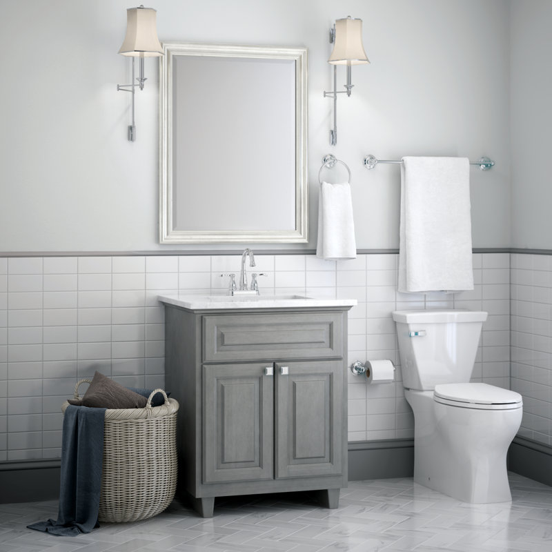 Pirouette 3 - Piece Bathroom Hardware Set, Polished Chrome