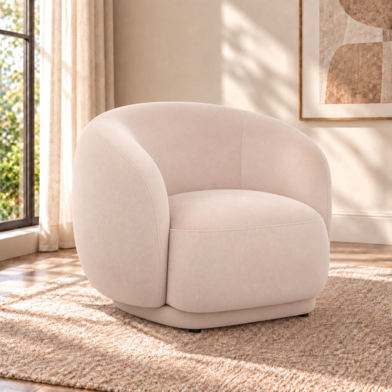 Fauteuil d'appoint Mercer41 Arnfried, Beige