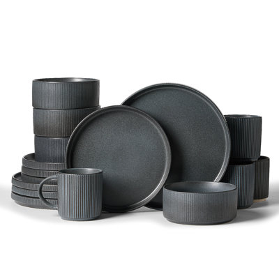 Stoneware Dinnerware Set Piece - Service for 4