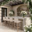 Tabouret de bar d'extérieur Nery-129907374