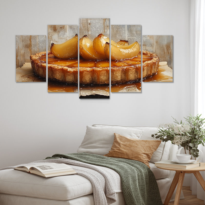 «Brown Tarte Tatin Accents with Grey I - Desert», reproduction d'art murale