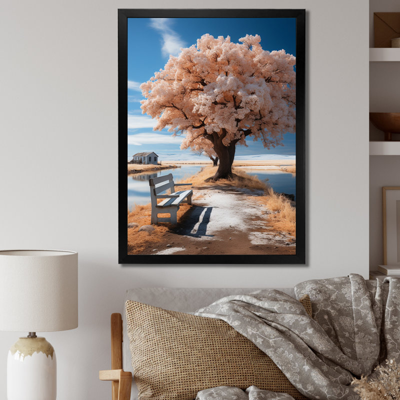 Veenu " Farmhouse Serenity Farm ", Black, 20" H x 12" W x 1" D