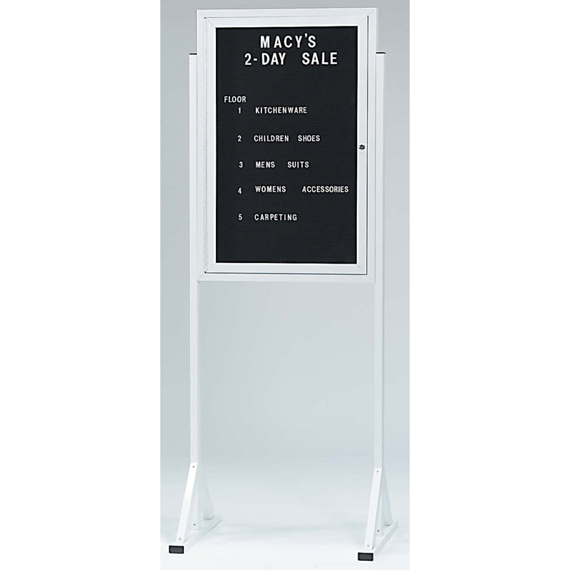 Metal Dry Erase Board, 3' H x 2' W