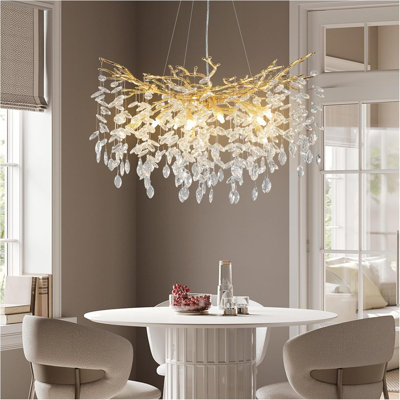 Paree Dimmable Crystal Chandelier