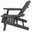 Chaise Adirondack d'extérieur en bois-115299726
