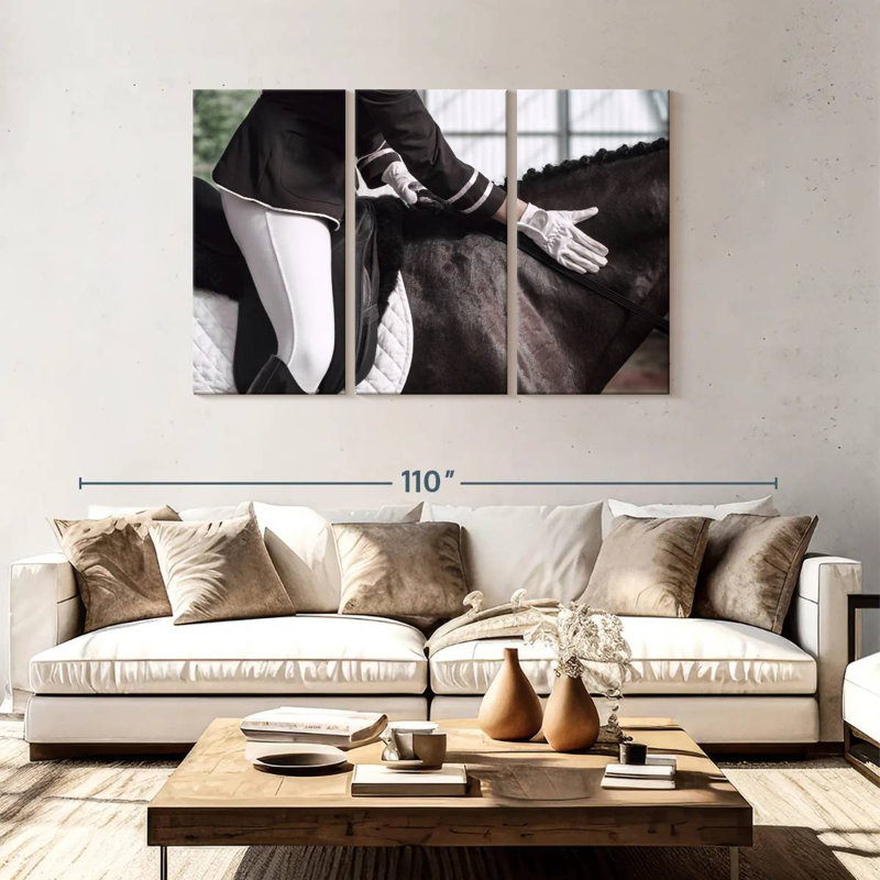 Sireci Jockey On Horseback, 48" H x 74" W