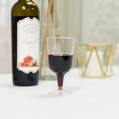 Disposable Birthday Wine Glass