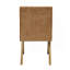 Ensemble de 2 chaises d'appoint en chenille et chêne chocolat Zoey