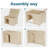 Petsfit Folding Cat House, No Tools Required for Assembly, Cat house Furniture, Indoor Dog House for Small Dog, 35.5"L × 23.5"W × 27"H