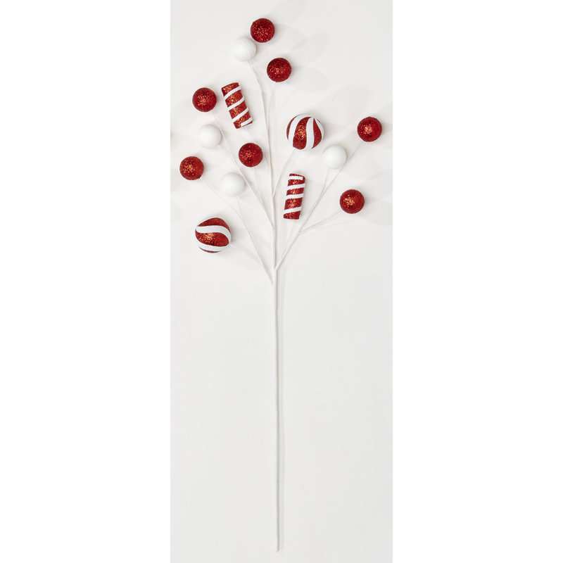 Balle scintillante et bonbon, Rouge