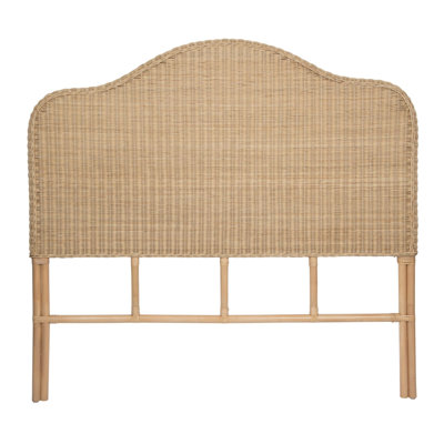 Tête de lit en osier Borneo, naturel, taille simple