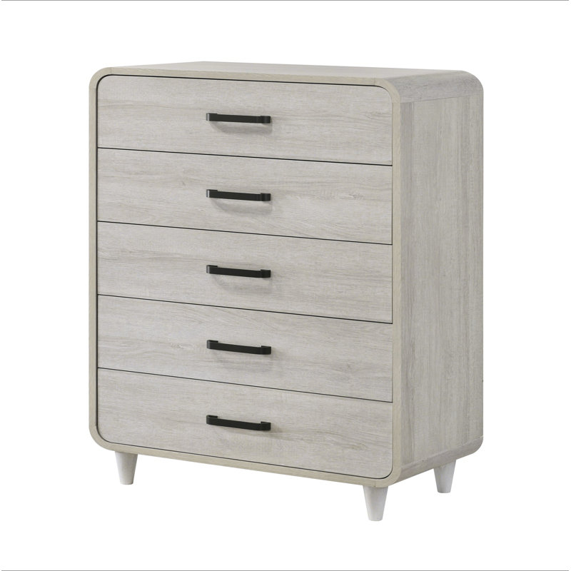Meuble de rangement contemporain en bois avec 1 commode et 1 tiroir