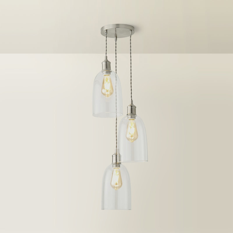 3 - Light Pendant, Chrome