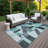 Machine Washable Indoor/Outdoor Jadiel ACN2365 Geometric Rug-1507224882