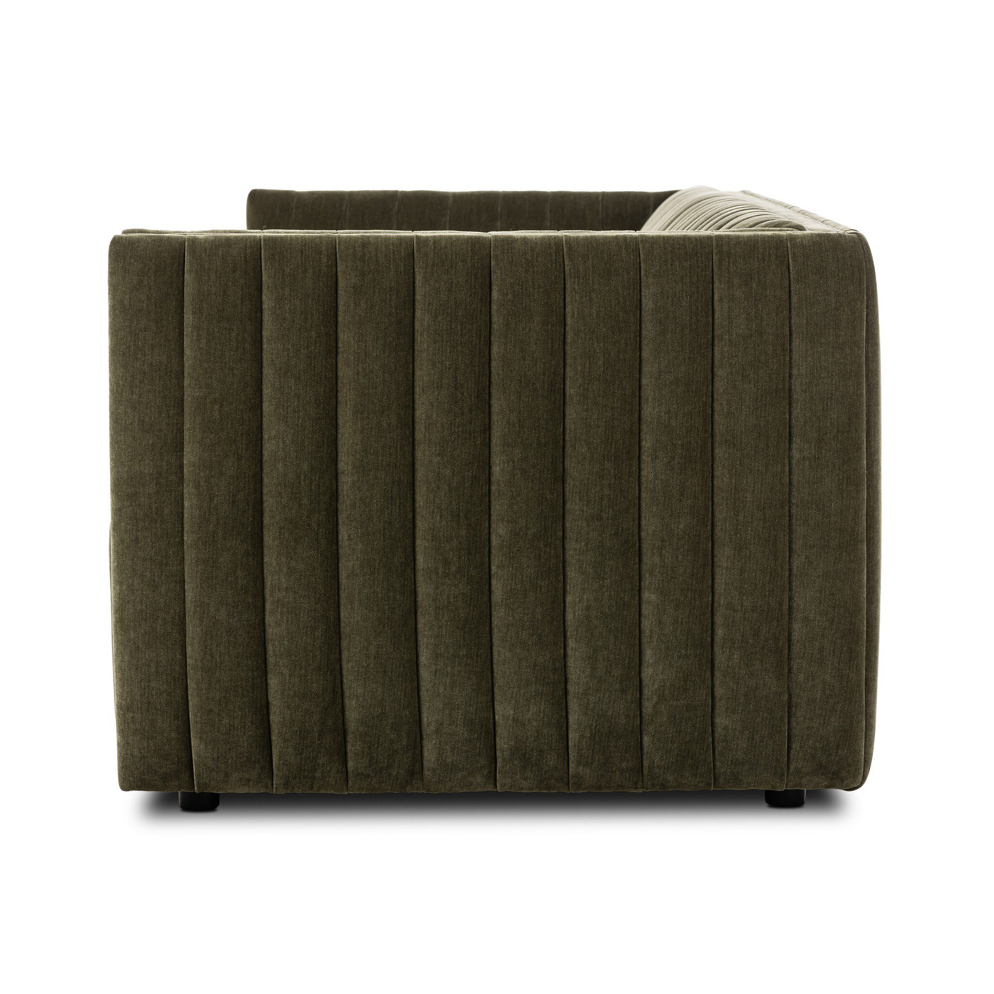 Brandt 97" Tuxedo Arm Sofa, Amici Moss, 26.5" H x 88" W x 35" D