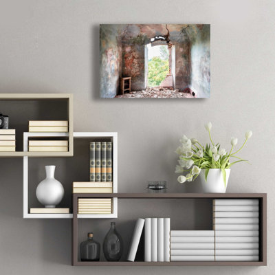 «Crack In The Wall» par Roman Robroek, art mural en verre acrylique
