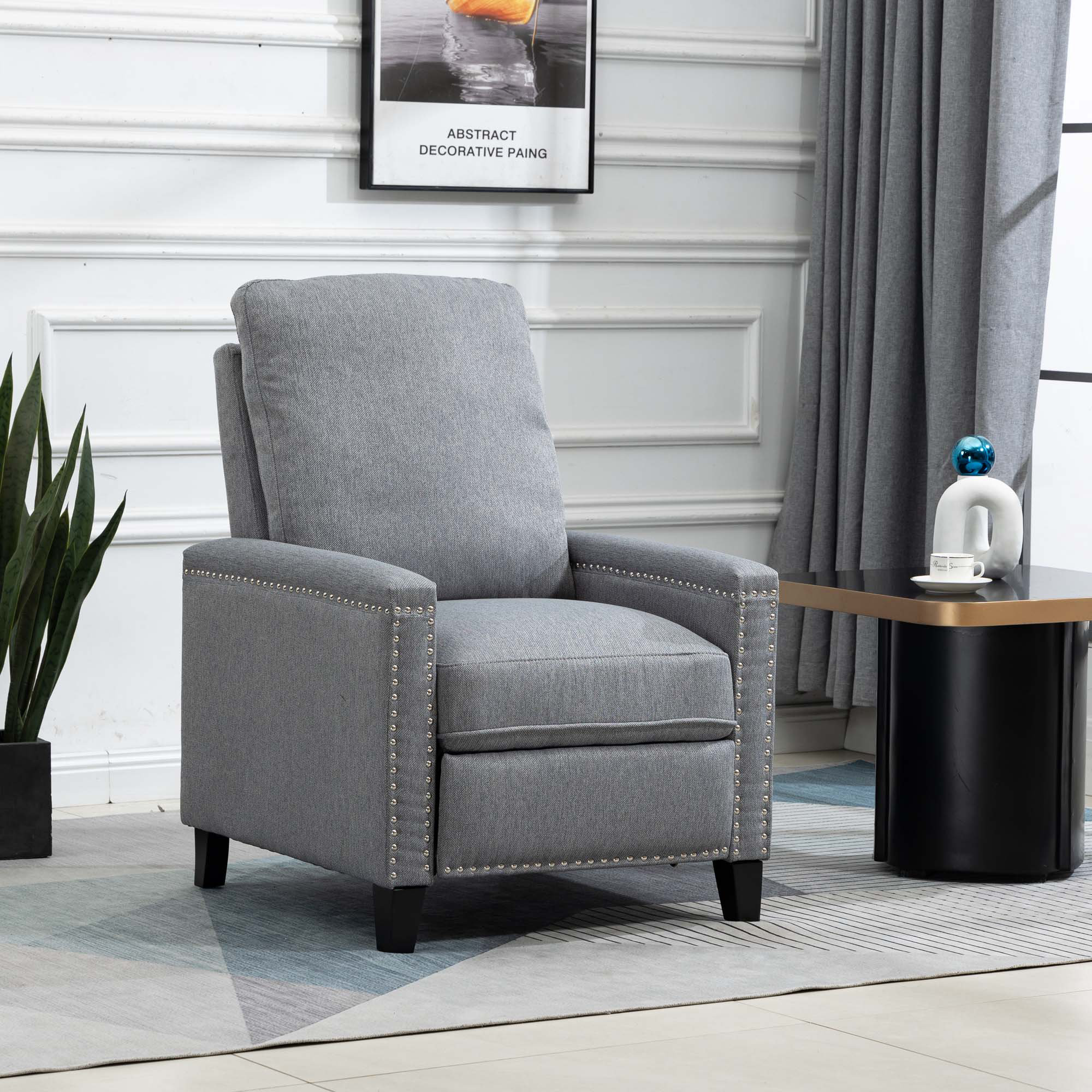 Mercer41 Comfortable Upholstered Leisure Chair / Recliner Chair Wayfair