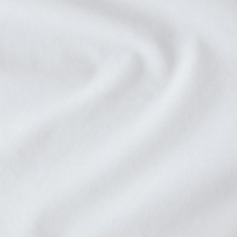 400 Thread Count Organic Cotton Sateen Duvet Cover Set, Twin/Twin XL Duvet Cover + 1 Standard Sham, White