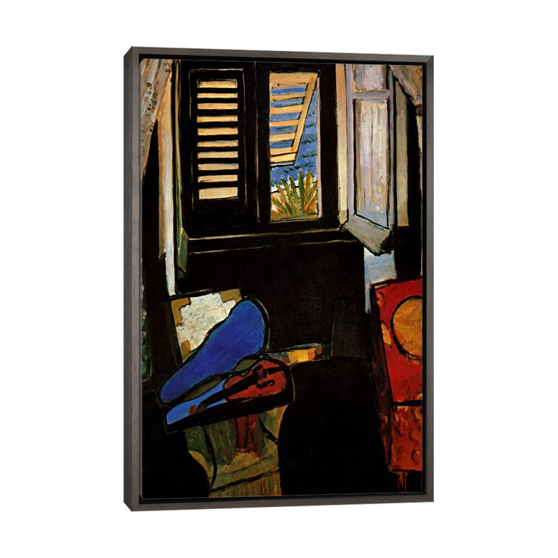 «Interior with a Violin» par Henri Matisse - reproduction imprimée, H 26 po x l 18 po x P 1,5 po