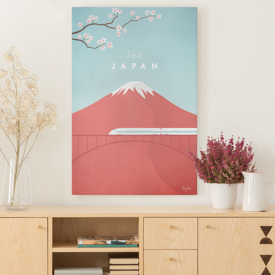 Leinwandbild Reiseposter - Japan